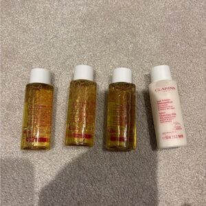 Clarins Skincare Collection with hydrating toning lotion & velvet cleansing milk